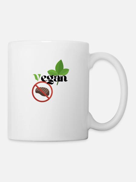 Vegan - Tasse - Weiß