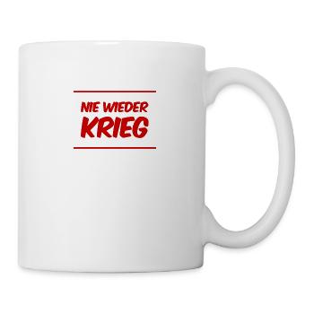 ich will Frieden - Tasse - Weiß - Rechts