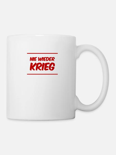 ich will Frieden - Tasse - Weiß