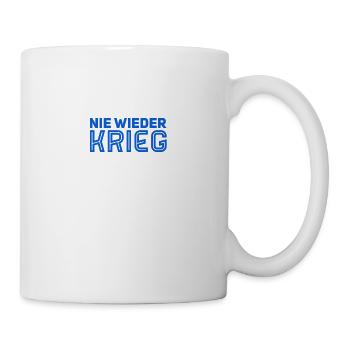 Krieg nervt - Tasse - Weiß - Rechts