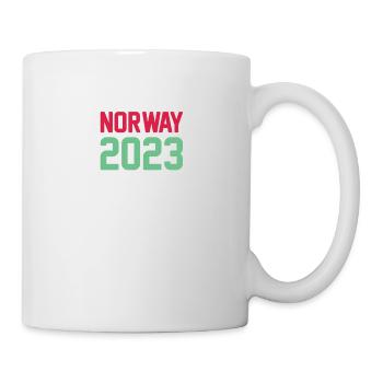 Norway 2023 Krone - Tasse - Weiß - Rechts