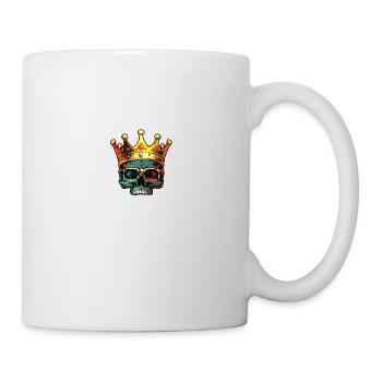 Malle Crew König Skelett Mallorca Team - Tasse - Weiß - Rechts
