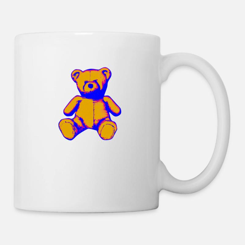 Teddy bear in style - Mug - white