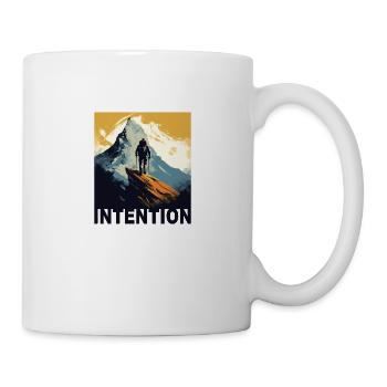 Mountain Intention - Tasse - Weiß - Rechts