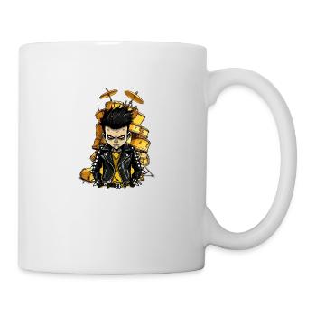 Drummer Boy Drums Schlagzeug - Tasse - Weiß - Rechts