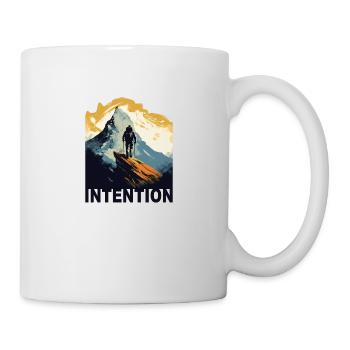 Mountain Intention - Tasse - Weiß - Rechts