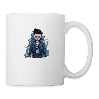 Drummer Drums Schlagzeug - Tasse - Weiß - Rechts
