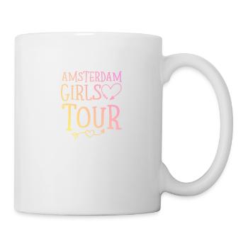 Amsterdam Girls Tour - Mug blanc - blanc - Droite