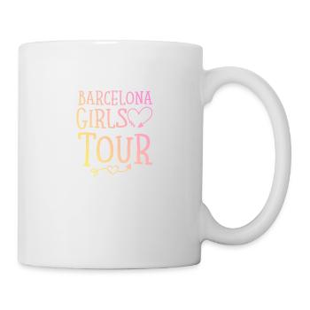 Barcelona Girls Tour - Mug blanc - blanc - Droite