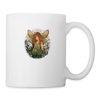 Wald Fee - Tasse - Weiß - Rechts
