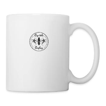Rétro Capitola California Beach Surfing Fan - Mug blanc - blanc - Droite