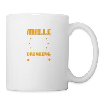 L’équipe de buveurs Malle - Mug blanc - blanc - Droite