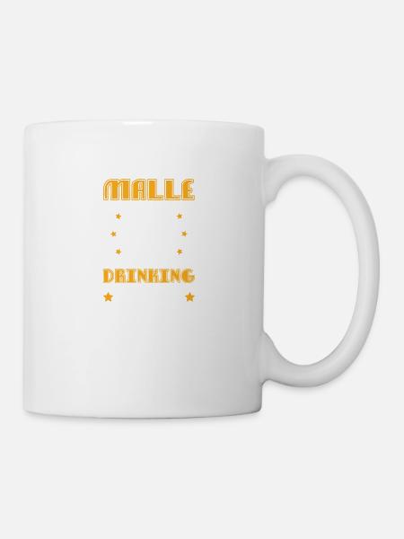 Malle Drinking Team - Tasse - Weiß