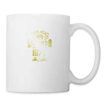 1970 legends geburtstag - Tasse - Weiß - Rechts