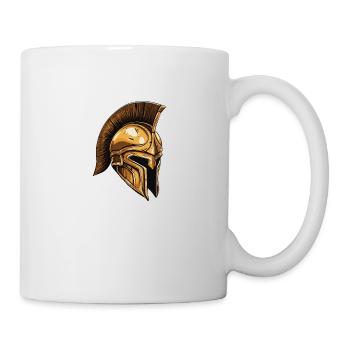 Spartan Warrior Sparta Helmet - Mug - white - Right