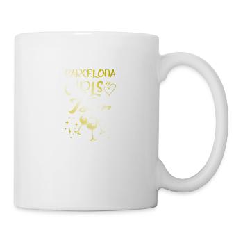 Barcelona Girls Tour Gold - Mug blanc - blanc - Droite