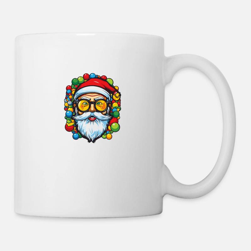 Père Noël Père Noël Père Noël - Mug blanc - blanc