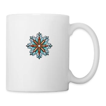 Frost Symbol Stern Winter Schnee - Tasse - Weiß - Rechts