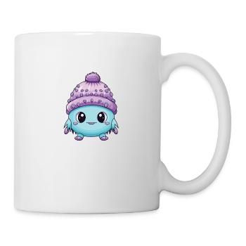 Erkältung Winter Virus Comic - Tasse - Weiß - Rechts