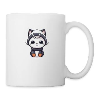Cat Winter Comic - Mug - white - Right