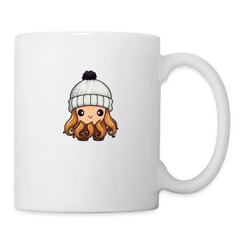 Octopus Bande dessinée de poulpe d’hiver - Mug blanc - blanc - Droite