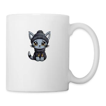 Cat Winter Comic - Mug - white - Right