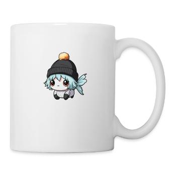 Fisch Winter Comic - Tasse - Weiß - Rechts