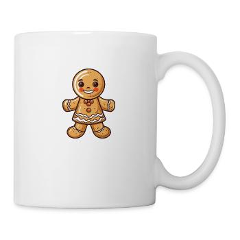 Christmas Gingerbread Baking Biscuit - Mug - white - Right