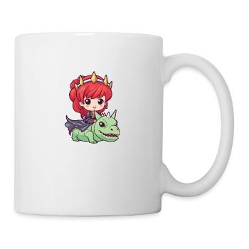 Princesse Dragon Mignon - Mug blanc - blanc - Droite