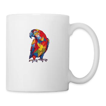 Papagei - Tasse - Weiß - Rechts