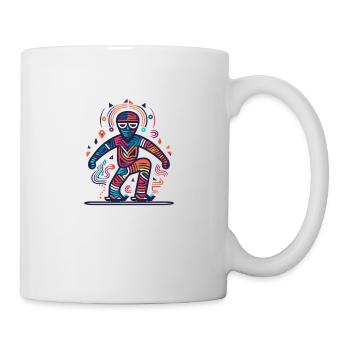 Ski Snowboard - Tasse - Weiß - Rechts