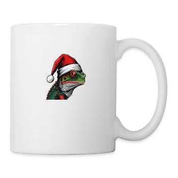Chameleon Christmas Animal Head - Mug - white - Right