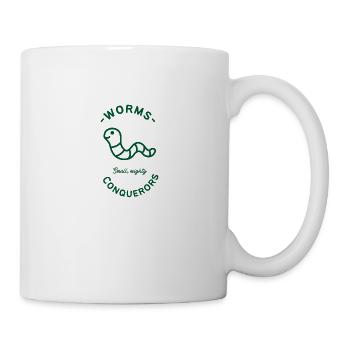 Kleine, mächtige Eroberer - Tasse - Weiß - Rechts