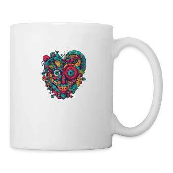 Herz Liebe - Tasse - Weiß - Rechts