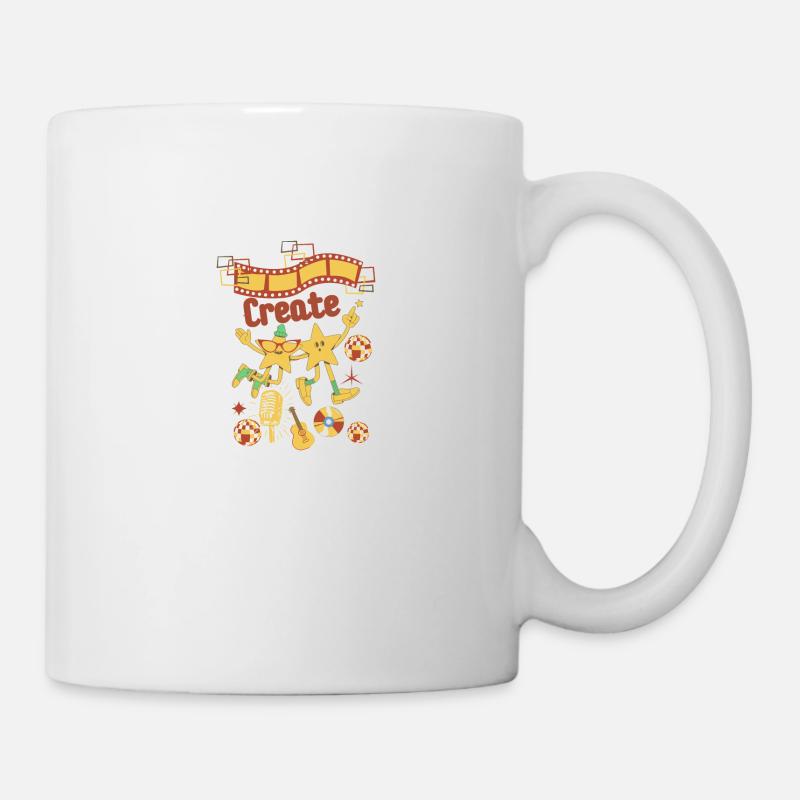 Schaffen - Tasse - Weiß