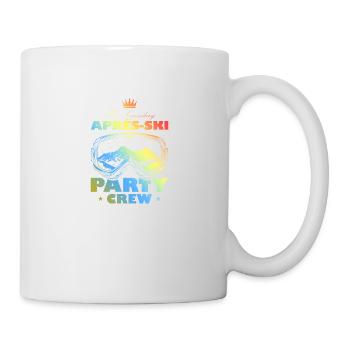 Après Ski Party Crew Motto Team Bunt - Mug - white - Right