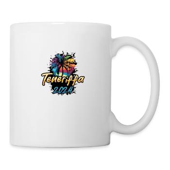 Tenerife 2024 Palm Trees Multicoloured - Mug - white - Right