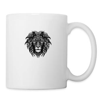 Lion, Portrait, Head, Animal - Mug - white - Right