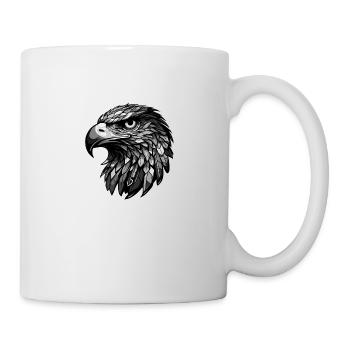 Eagle Portrait Head Animal - Mug - white - Right