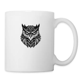 Owl Portrait Head Animal - Mug - white - Right