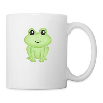 Grenouille - Mug blanc - blanc - Droite