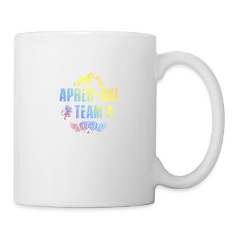 Apres Ski Team Ski Fahren Bunt - Tasse - Weiß - Rechts