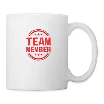 Team Mitglied - Tasse - Weiß - Rechts