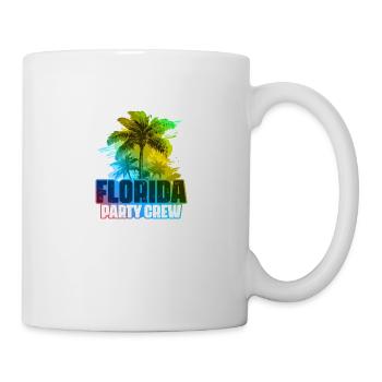 Florida Party Crew Coloré - Mug blanc - blanc - Droite