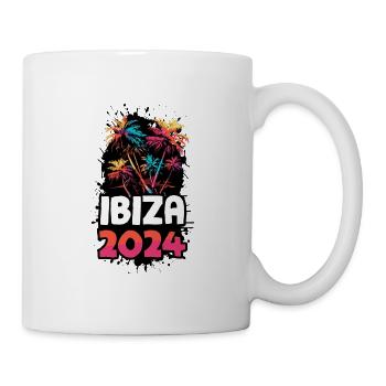 Ibiza 2024 Voyage de vacances coloré - Mug blanc - blanc - Droite