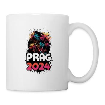 Prague 2024 Voyage de vacances coloré - Mug blanc - blanc - Droite
