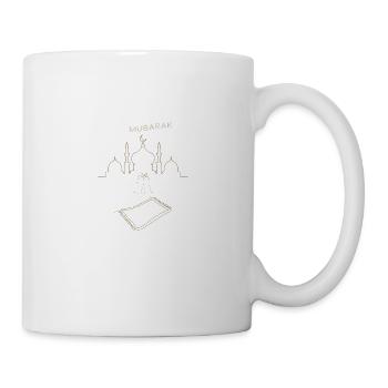 Ramadan Mubarak Pray Hands Carpet - Mug - white - Right