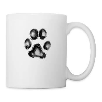 Paw Print Sketch - Mug - white - Right