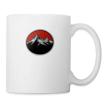 Schweizer Berge - Tasse - Weiß - Rechts