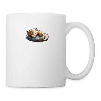 Sleepy Cat - Tasse - Weiß - Rechts